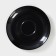Porcelain saucer "watercolor", d = 12 cm, black color