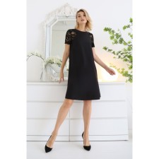 Dress with sleeves made of lace, size 52