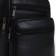 Male bag on lightning, long belt, black color