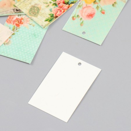 Cardboard "Vintage" set 10 pcs (5 types) 4x6 cm-4