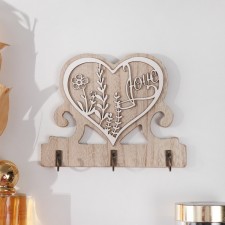 Decorative wood hooks 