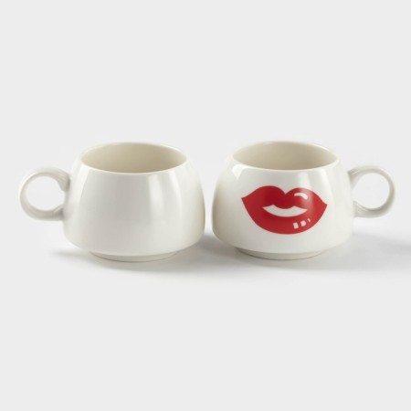 Ceramic tea set “Tea for two”, 3 subjects: kettle 400 ml, 2 cups 200 ml-1