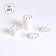 Set of chips 50 pcs, without a face value, white