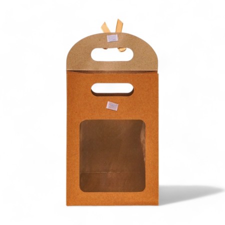 Box-pack, craft with a window, 20 x 14 x 7 cm-3