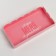 Cookie box, confectionery packaging with PVC lid, “eat me and smile”, 10.5 x 21 x 3 cm