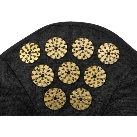Pillow Acupuncture Bradex "Nirvana", black, gold spikes-6