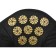 Pillow Acupuncture Bradex "Nirvana", black, gold spikes