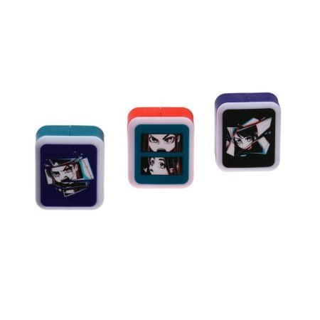Plastic grinder Meshu Kawaii, 1 hole, mix-1