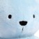 Soft toy "Bear George", 33 cm, blue color