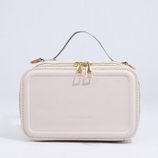 Bag Cross-Bodi with a zipper, white color