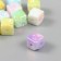 Busina for creativity Plastic "Cubed Cheese" Parotra Pastel Mix 1.4x1.4x1.4 cm