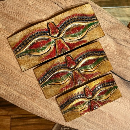 Set of panel "eyes" Albezia (3 pcs) 35.30 and 25 cm mix-1