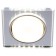 Lamp built -in era DK LD50, IP20, 15W, 120x120x22 mm, 4000k, mirror color
