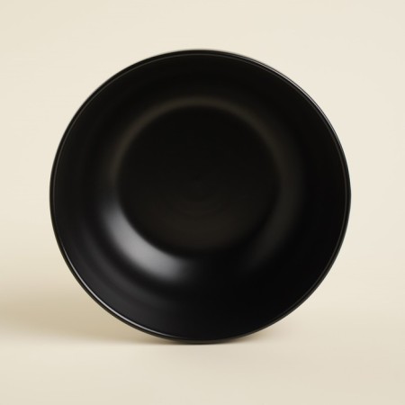 A set of platform plates of deep SL Home "Dark", D = 18.5 cm, black color-2