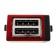 Toster Bosch TAT4P424, 970 W, 6 frying modes, 2 toasts, red-black