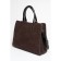 Bag Tout Women, Natural suede, Ludor Brown, 33x10x27 cm
