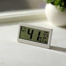 Thermometer Luazon LTR-11, electronic, with a hygrometer, white