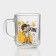 Glass mug "Vlad A4. Fire ", 230 ml