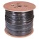 Bay cable twisted steam U/UTP, CAT 5E, PE, 4PR, 24AWG, OUTDOOR, Solid, black, with a cable 305m, Rexant