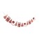 Garland "New Year", 230 cm, red color