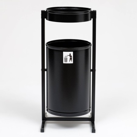 Urna Street "Mercury" 21 l, 32 x 70 x 28.5 cm, black, tank 0.6 mm