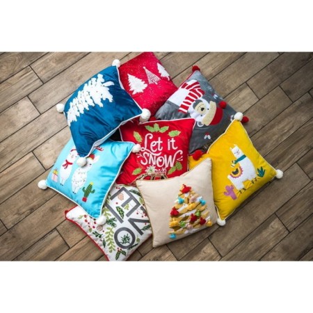 Decorative cover for Candies pillow, size 45x45 cm, blue color-2