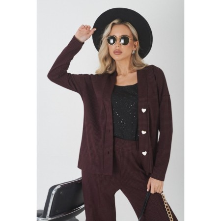 Female set: cardigan and trousers, size 58-2