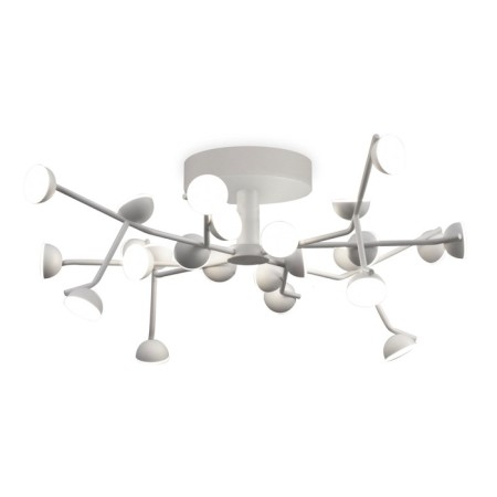 Ceiling chandelier Mantra Adn, Led, 3960lm, 3000k, 225 mm, matte white color