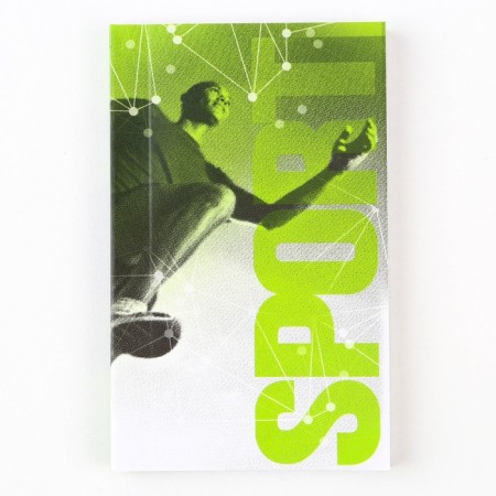 Sports notebook 40 pages 6.5x10 cm
