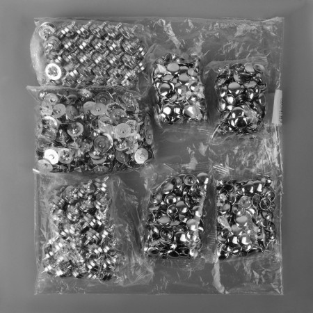 Magnetic, installation button, d = 14 mm, silver color-3
