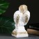Figure "Angel on the pedestal" White 25x14x12cm