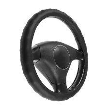 Braid on steering wheel AVS GL-165M-B, size m, black