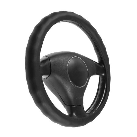 Braid on steering wheel AVS GL-165M-B, size m, black