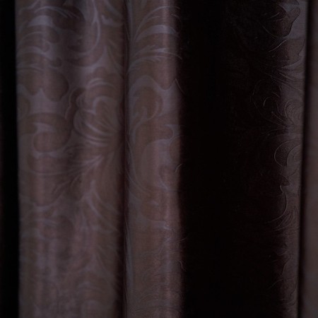 Curtain curtain for the kitchen Witerra Vaudeville 135x180cm, Chocolate, Blackout, PE100%-1