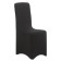 Wedding cover for chair, black, size 100x40cm
