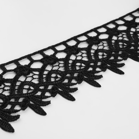 Hypure lace, 65 mm × 9 ± 0.5 m, black color-1