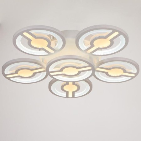 Causteen with PDU 671129/6 LED 216W Dimmer 3 modes 3000-6000k white 57x57x12 cm Bayerlux