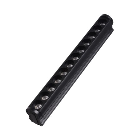Track lamp, rotary, series "Flat" FTL-005, 12W, 48V, 3000K, 230mm, black