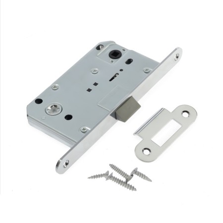 Lock Lockland zlk1cp, chromium color, m/o 96 mm., Plastic. tongue