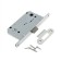 Lock Lockland zlk1cp, chromium color, m/o 96 mm., Plastic. tongue