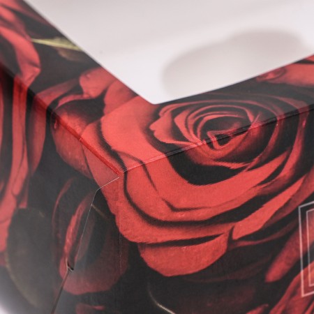 Packaging for 6 cupcakes with a window, "roses", 25 x 17 x 10 cm-3