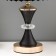 Table lamp "Oganit" 1x60W E27 Black 25x25x42cm Risalux