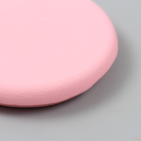 Gypsum cover for candlestick 1.5x7.5 cm pink-2