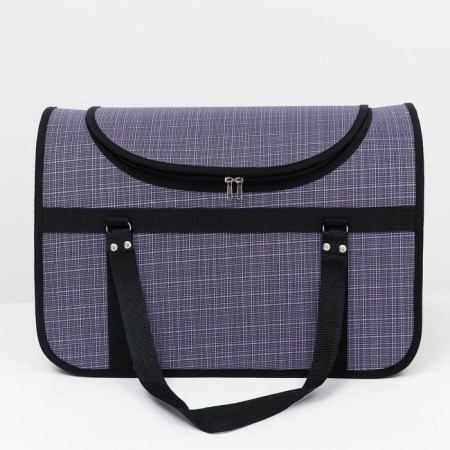 Bag - carrying for animals, with a hatch, 46 x 28.5 x 29 cm, a mix of flowers-1