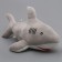 Soft toy "Shark", 55 cm, gray color