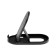 Luazon phone stand, folding, oval, adjustable height, black