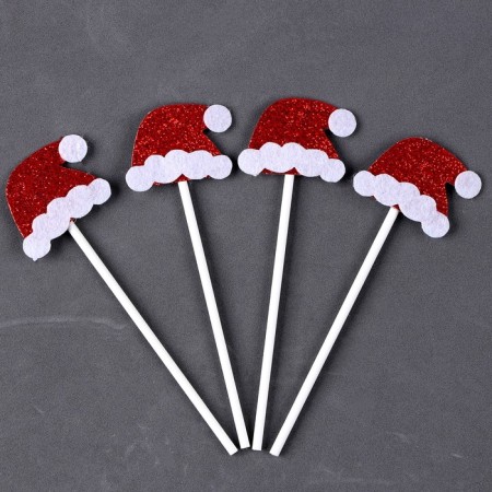 A set for decorating the New Year cake, in a set of 4 pcs.