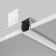 Aluminum profile built-in Led Strip Alm-2720-S-2M, 200x2.7x2 cm, silver color