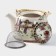 Keramic teapot with a metal sieve "Park", 900 ml