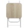 Folding tourist stool, sonoma oak